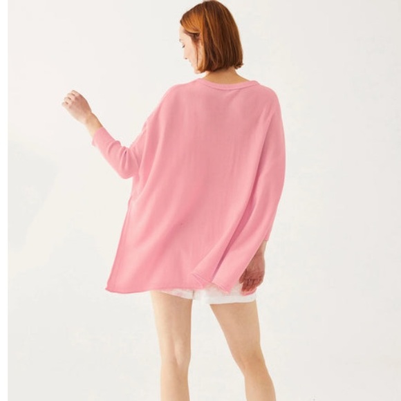 Mersea- Women Pink Catalina Sweater in One Size Pit - Picture 4 of 12